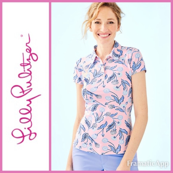 Lilly Pulitzer Tops - 🔥🔥🆕💕LILLY PULITZER🌴LUXLETIC POLO
